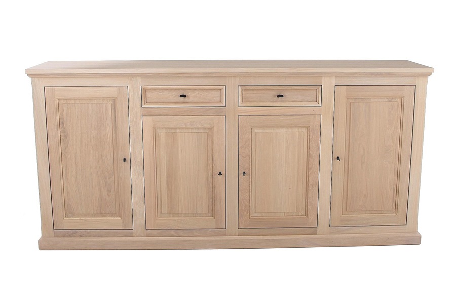 Dressoir Lucie Dressoirs Hedendaags Klassiek front massief eik Naturel maatwerk