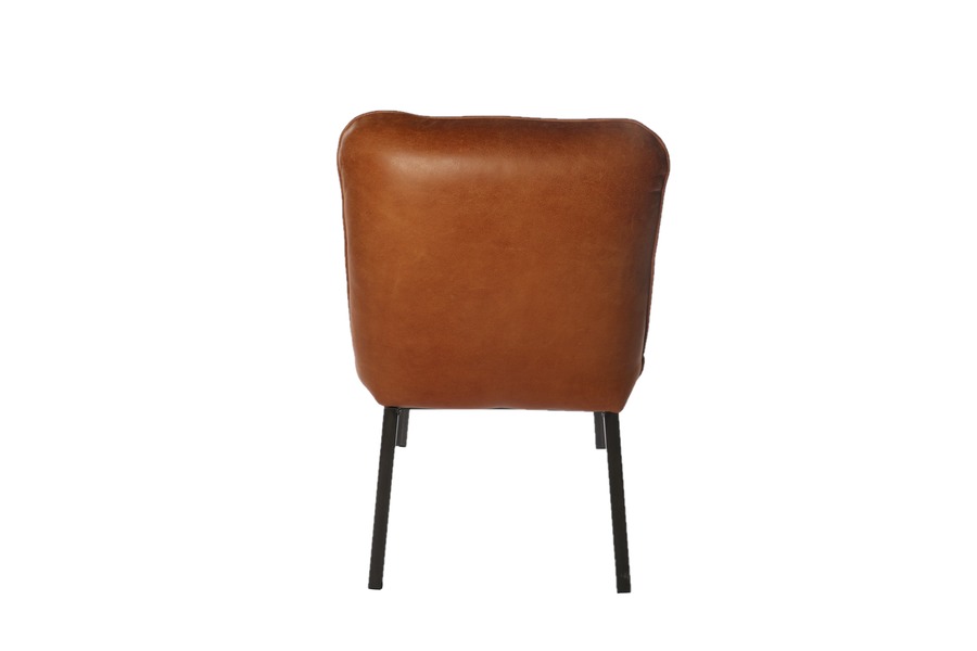 Stoel Christof  Stoelen Brut Landelijk Industrieel Cognac maatwerk