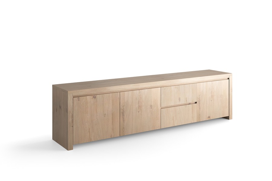 Tv-dressoir Libris TV-kasten Tijdloos Modern Strak Landelijk Eik Naturel maatwerk