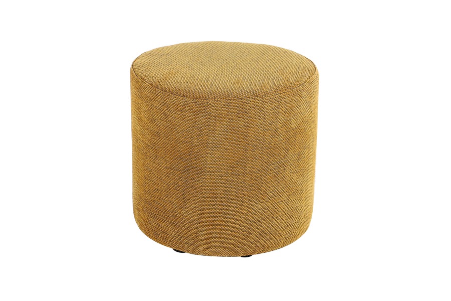 Pouf James Poufs Brut Landelijk Strak Landelijk Industrieel Natural Living Tijdloos Modern Stof Geel maatwerk