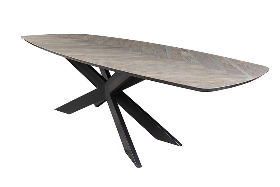 Tafel Fishbone Tafels Strak Landelijk Massief eik Naturel maatwerk