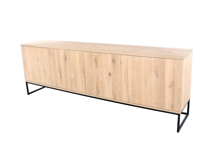 Dressoir Cubica Dressoirs Larridon Home Tijdloos Modern Massief eik Naturel maatwerk