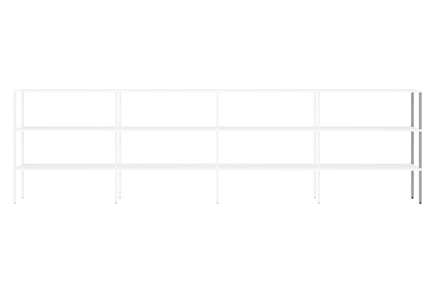 Etagèresysteem Wandrekjes Natural Living metaal Wit maatwerk