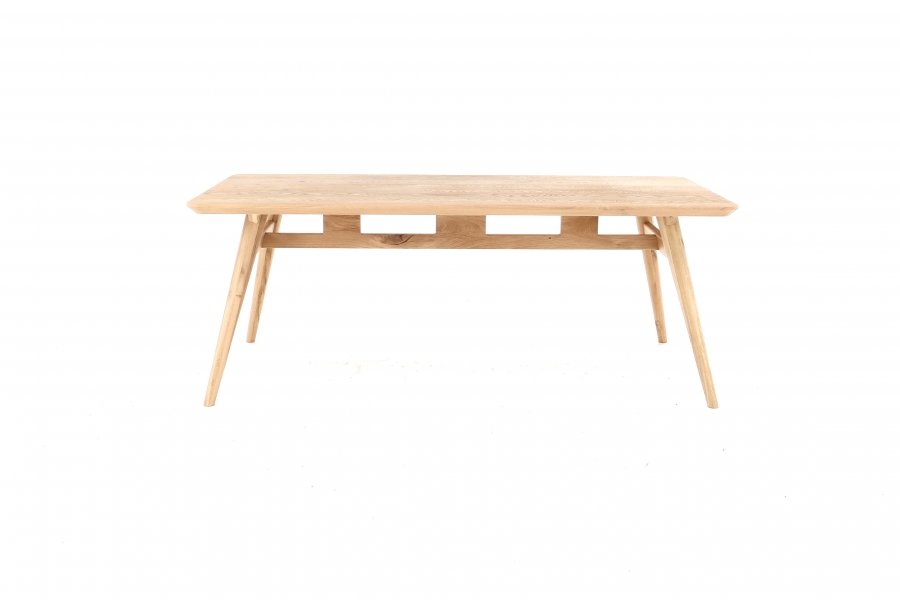 Tafel Scandic Tafels Scandinavische Stijl Massief Eik Naturel maatwerk