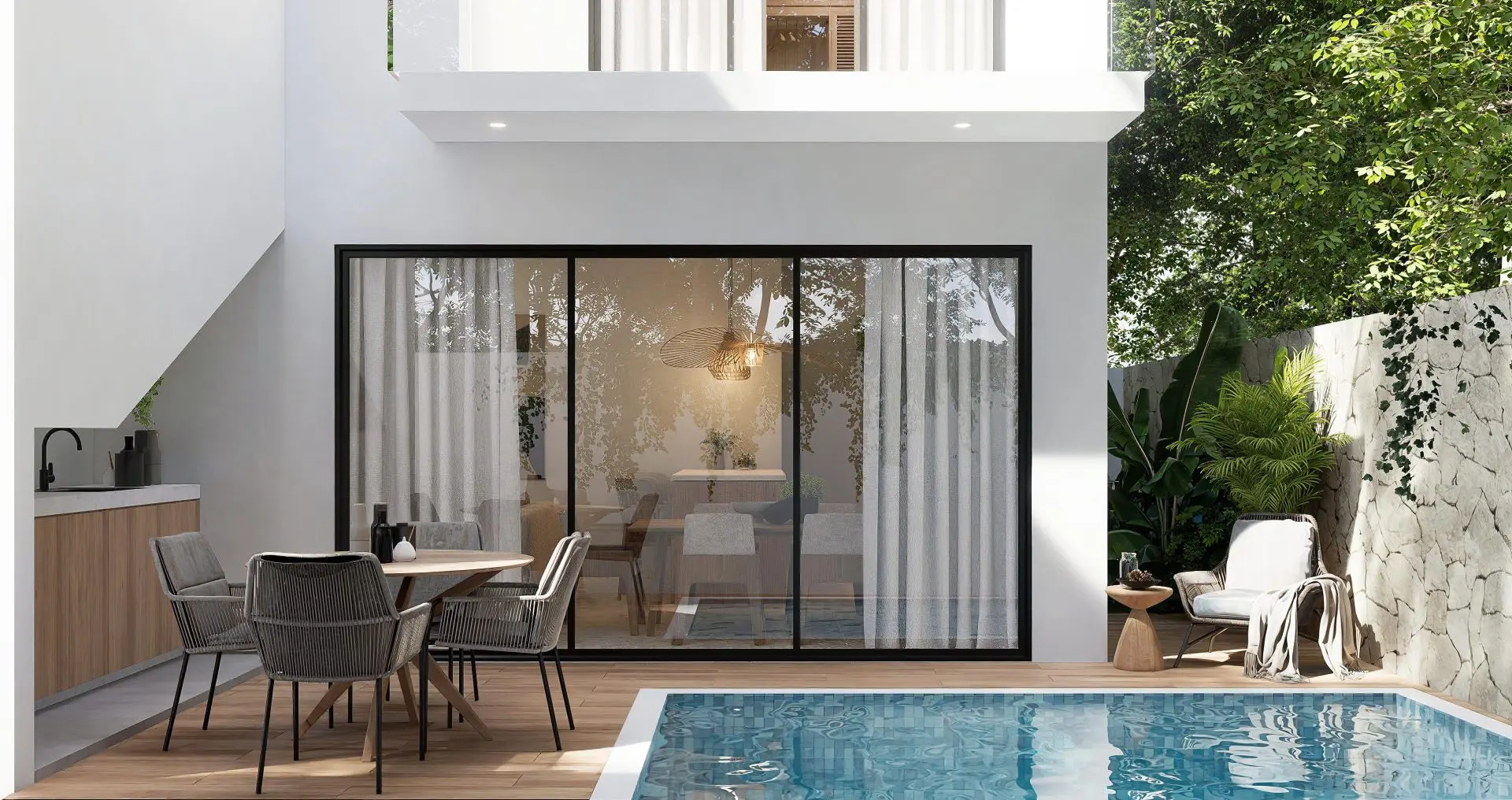 Private Pool 3br House For Sale within Tulum Country Club Residencial Area. Lot 16
