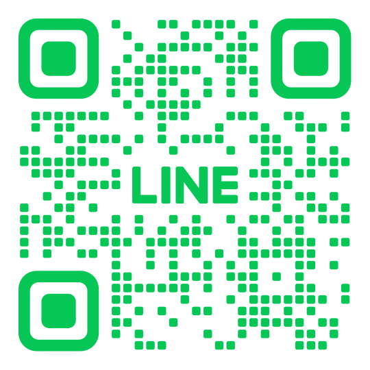 หรือสแกน QR เพื่อเพิ่มเพื่อนใน LINE