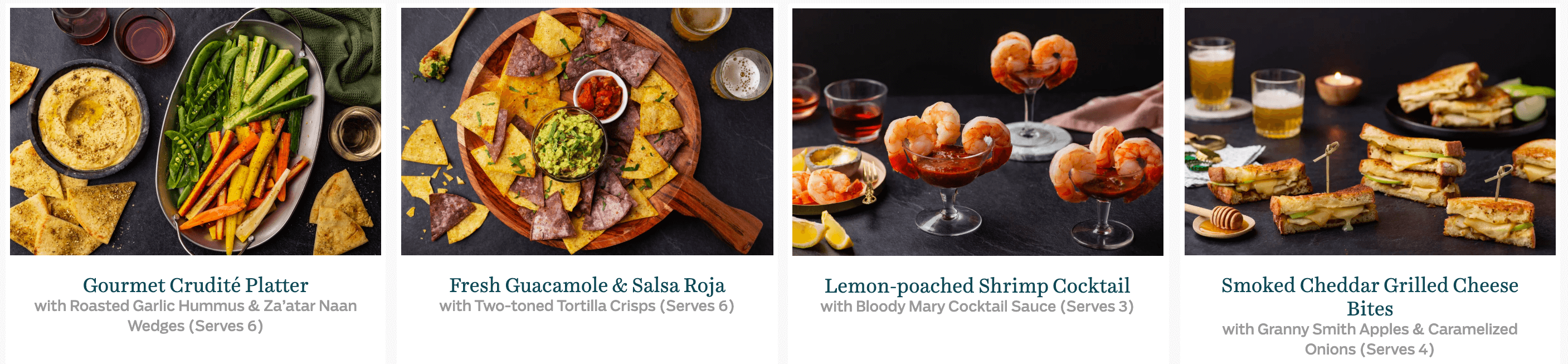 Product images of Goodfood appetizers