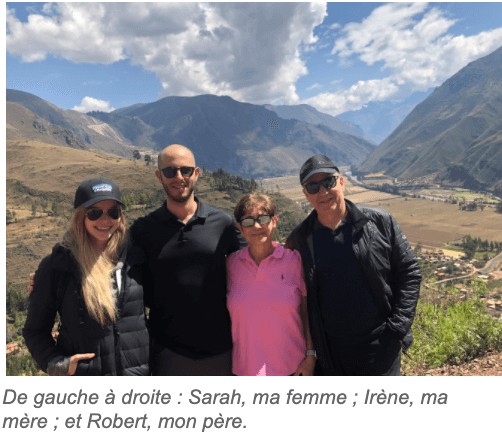 Jonathan Ferrari et famille
