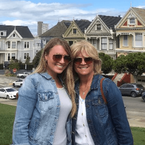Joanna Soldatos and her mom