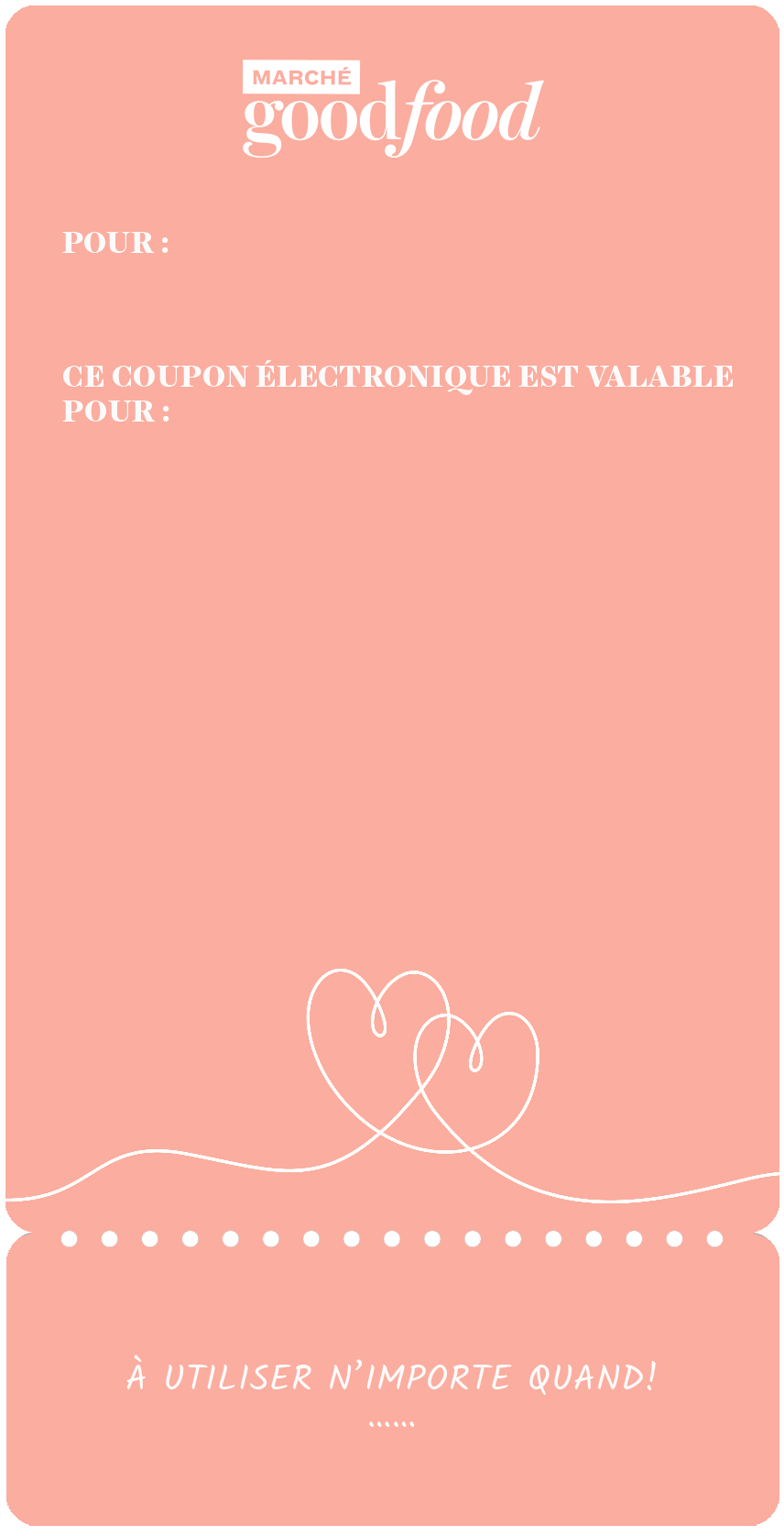 Coupon téléchargeable pour la fête des mères
