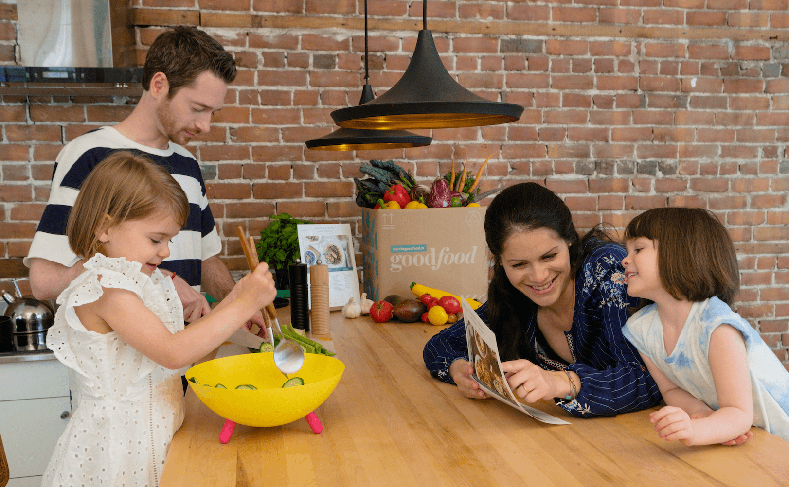 Le plaisir de cuisiner en famille