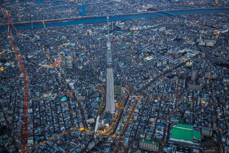 Night Helicopter over Tokyo