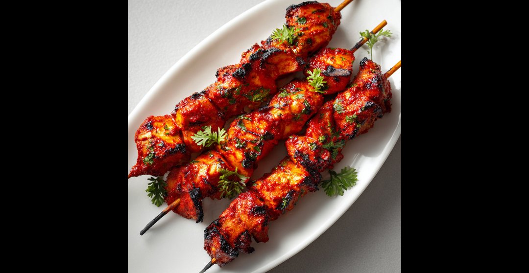 Gongura Chicken Tikka Kebab