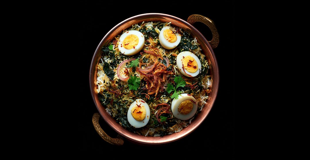 Gongura Egg Biryani