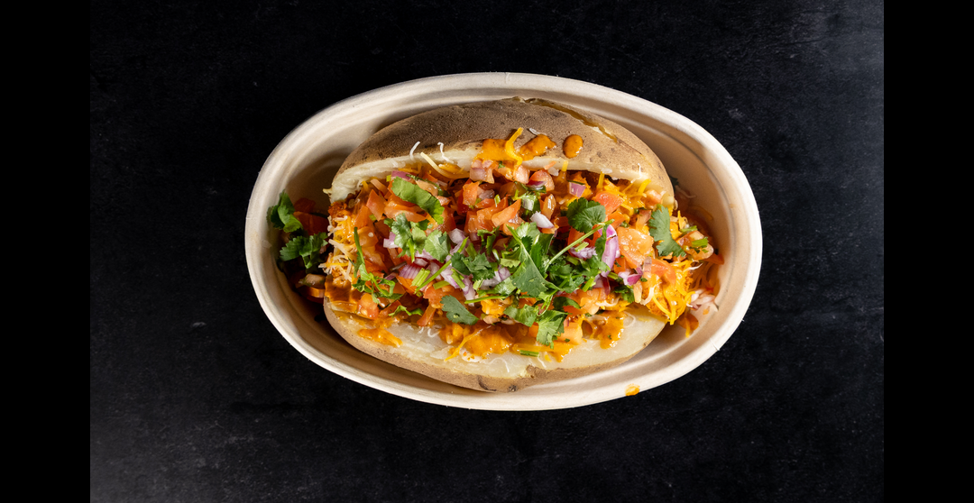 Baked Potato with Tikka