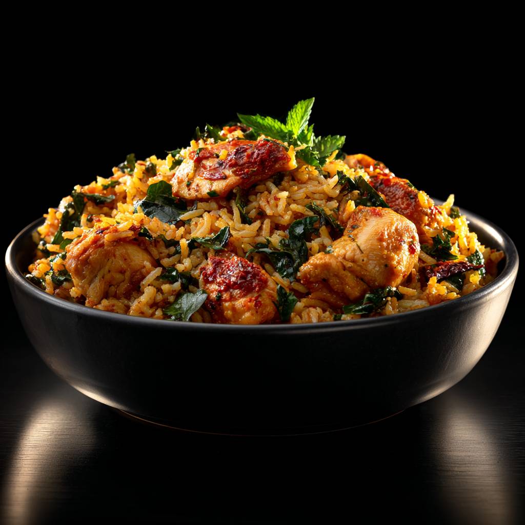 Gongura Chicken Pulao