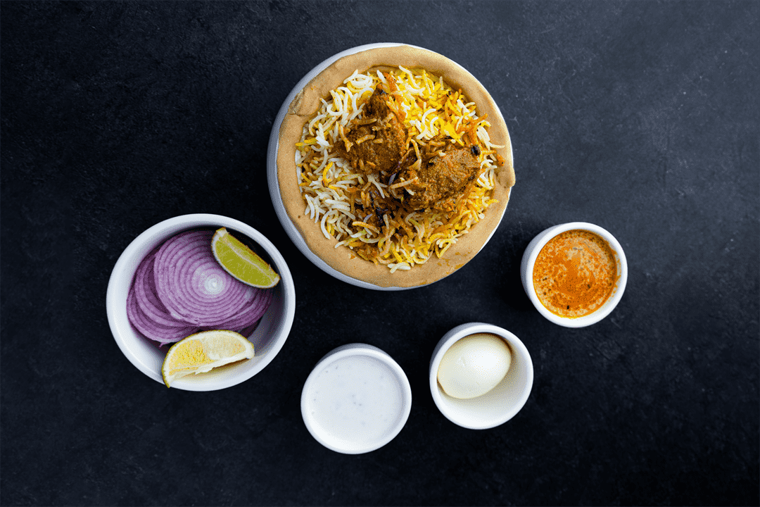 Baby Goat Dum Biryani
