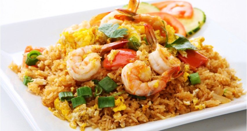 Shrimp Schezwan Fried Rice