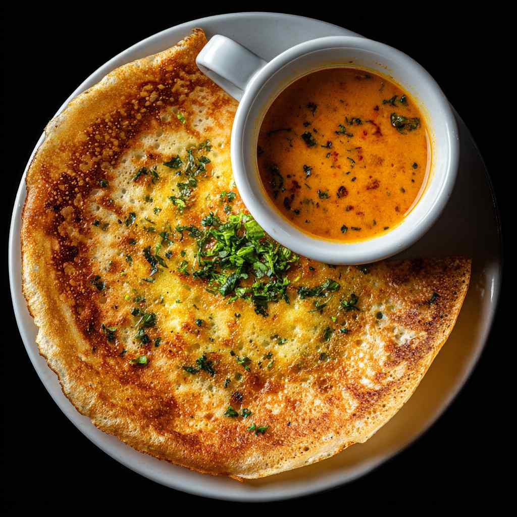 Kal Dosa (2) + Veg Kurma