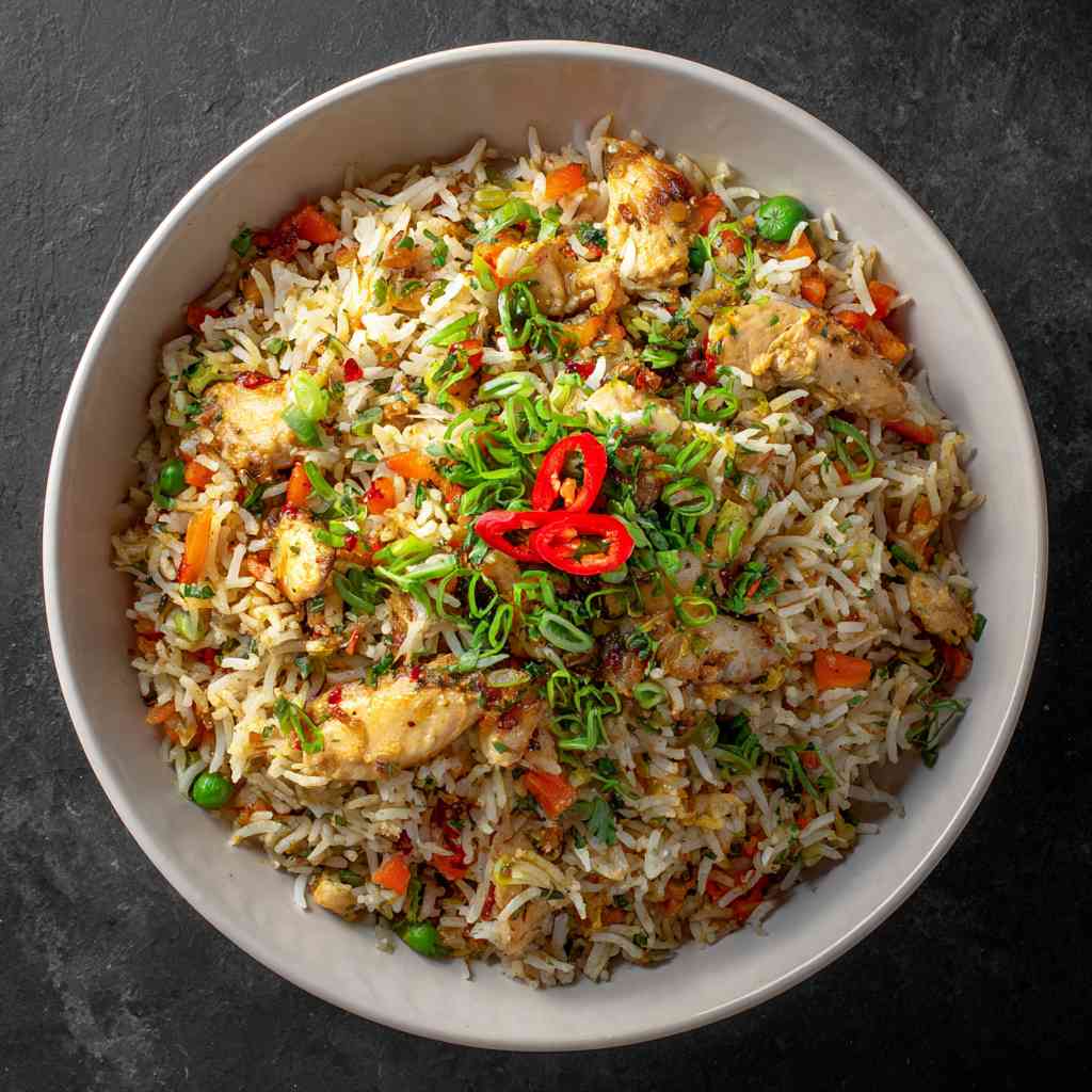 Schezwan Chicken Fried Rice