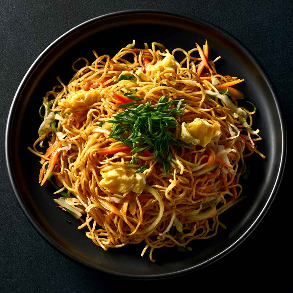 Egg Hakka Noodles