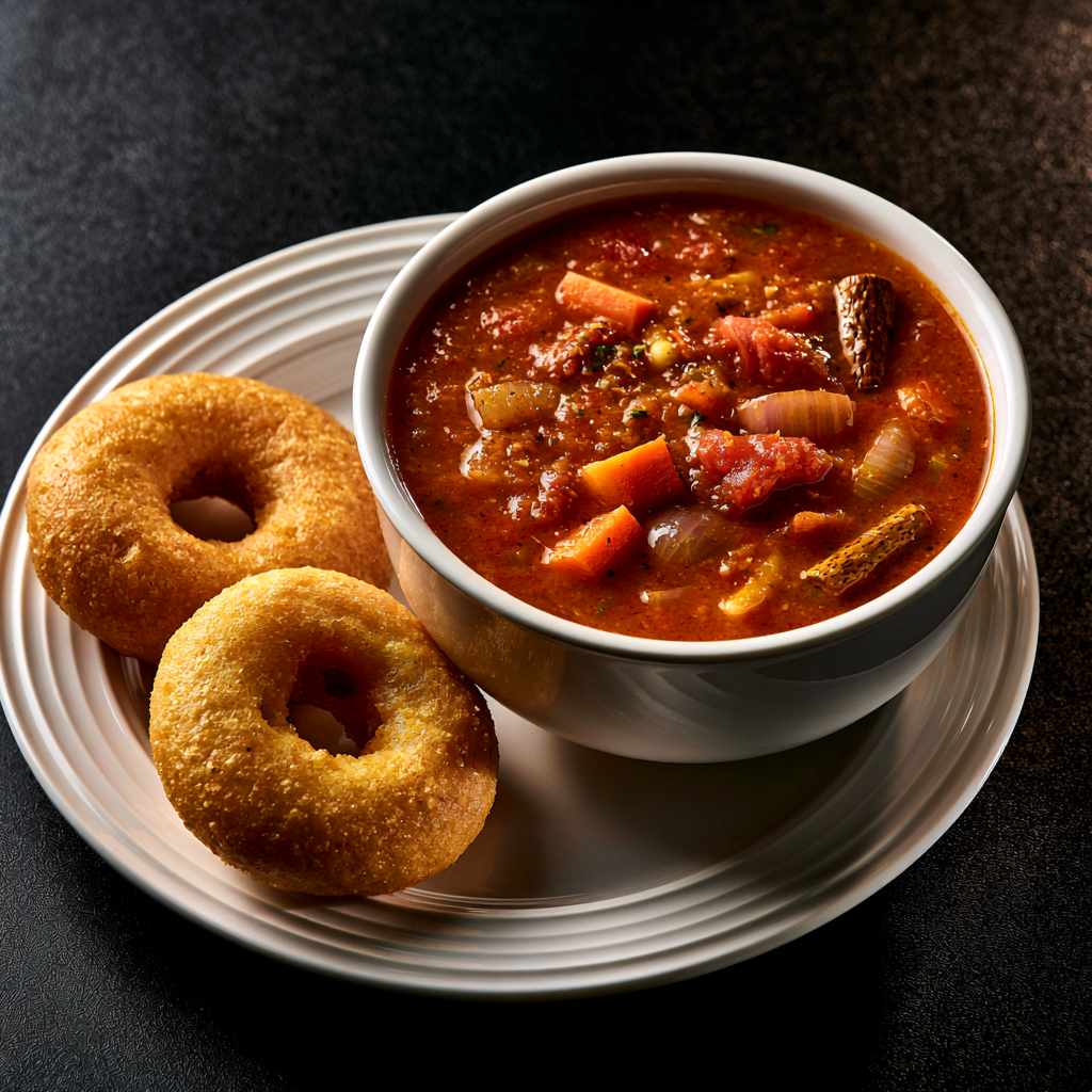 Sambar Vada (2 pcs)