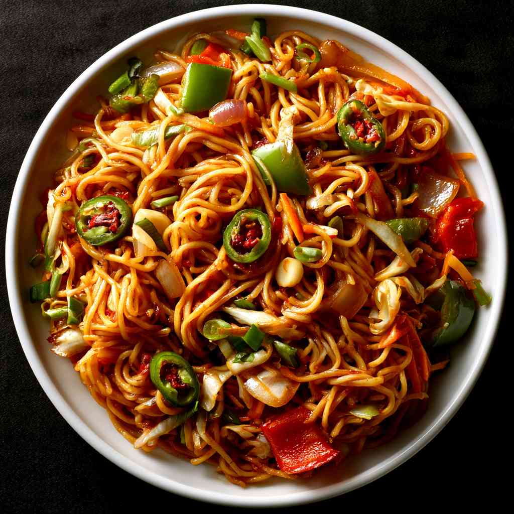Street Style Paneer Noodles