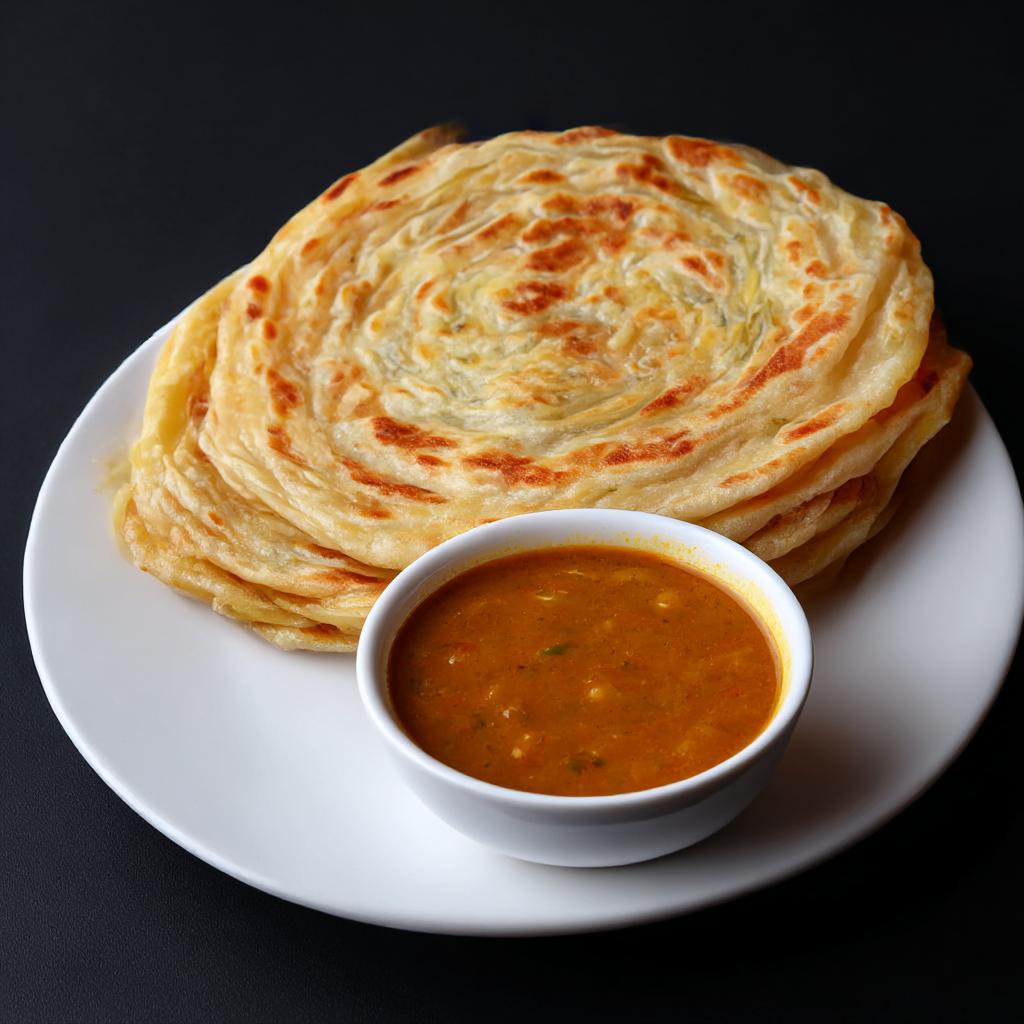 Parotta with Madurai Veg Curry (2 pcs)