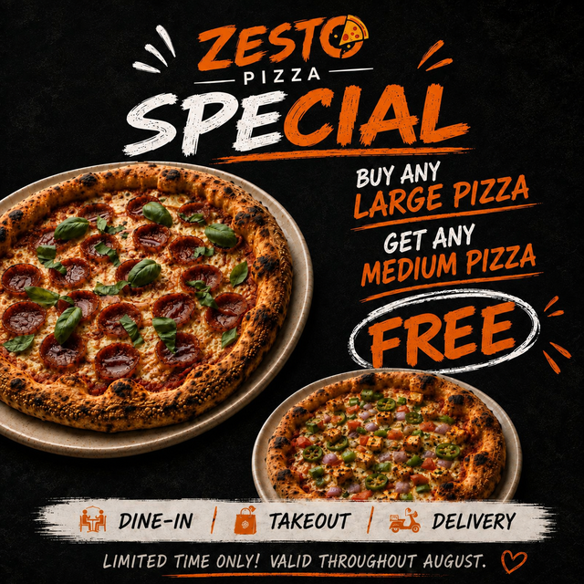 Buy One Pasta Get One Free