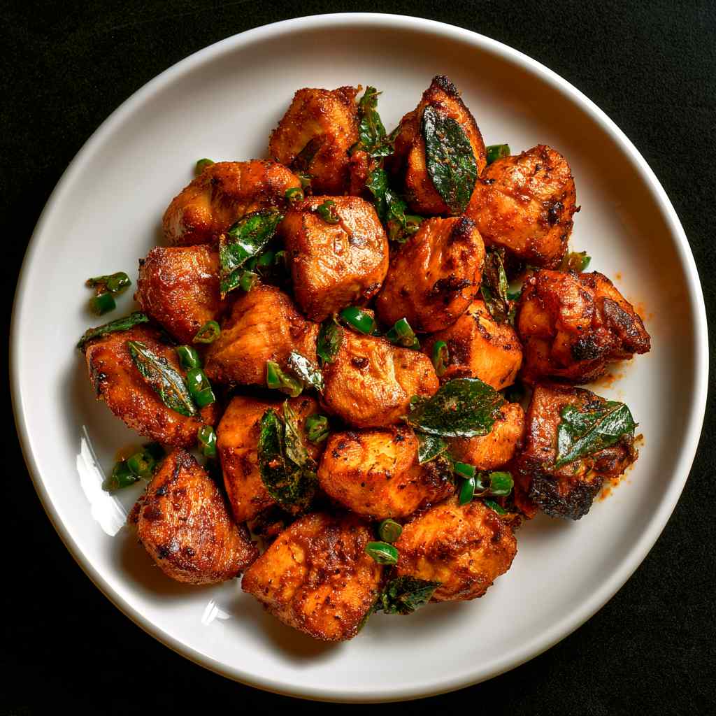 Curry Leaf Chicken Fry