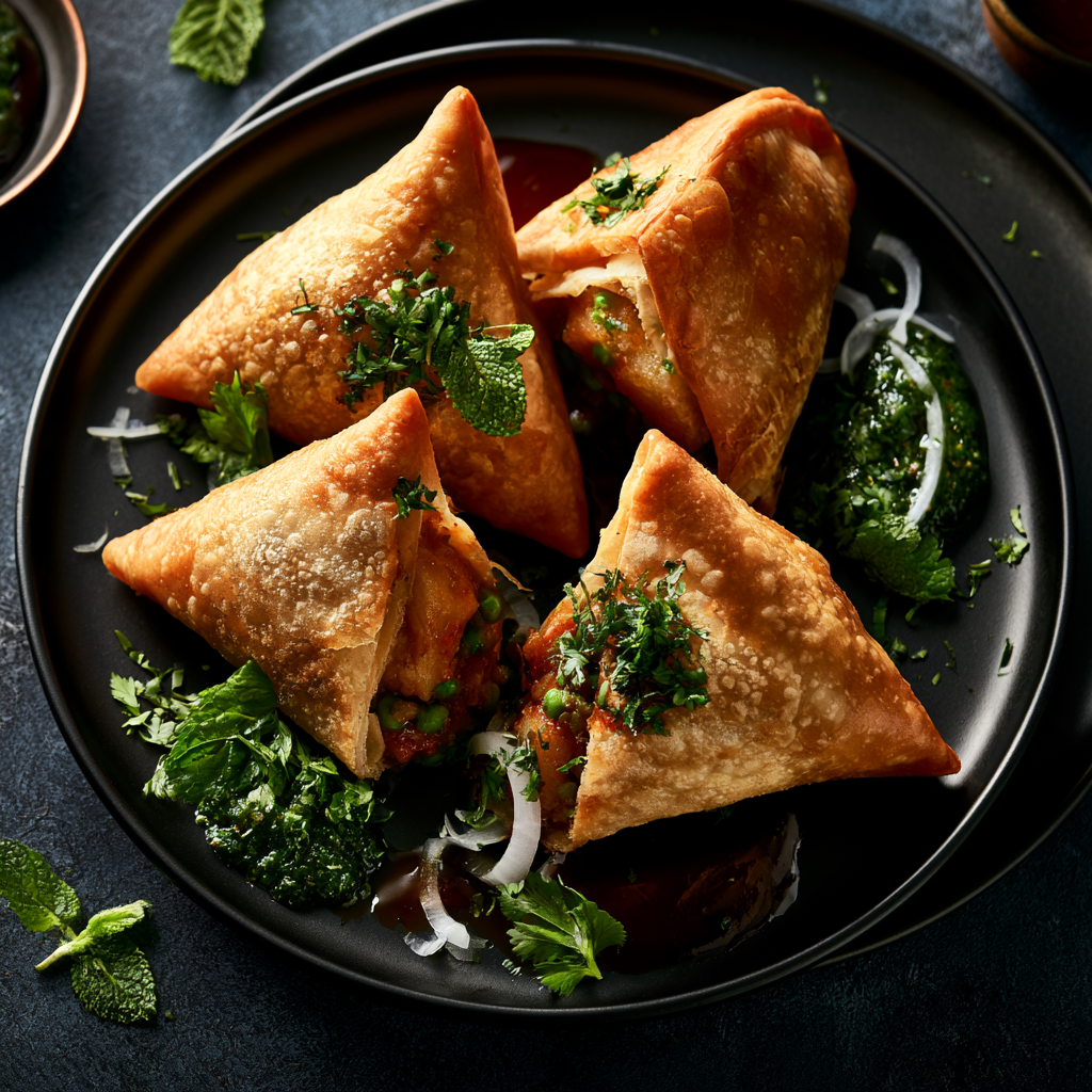 Onion Samosa (4 Pcs)