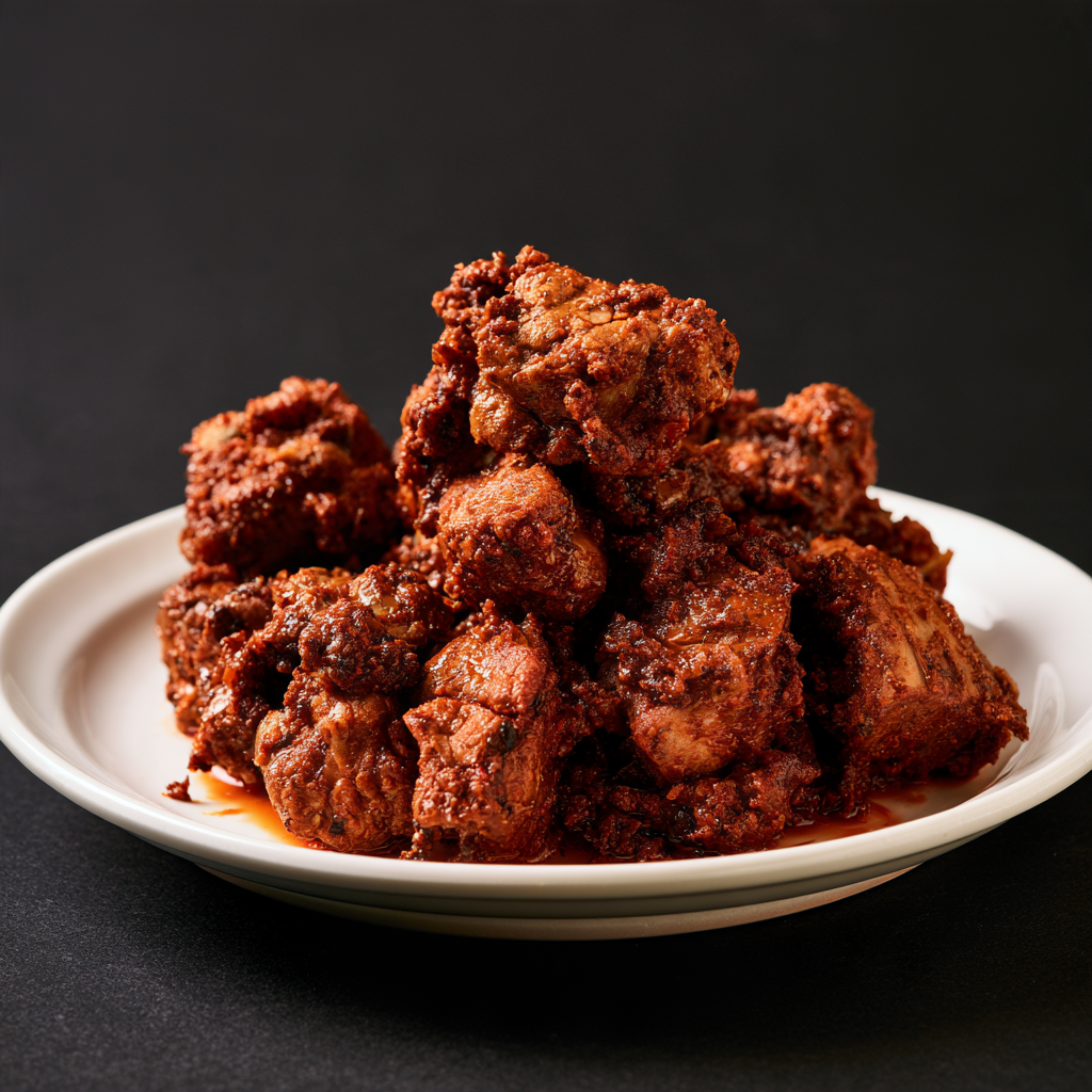 Goat Ghee Roast Fry