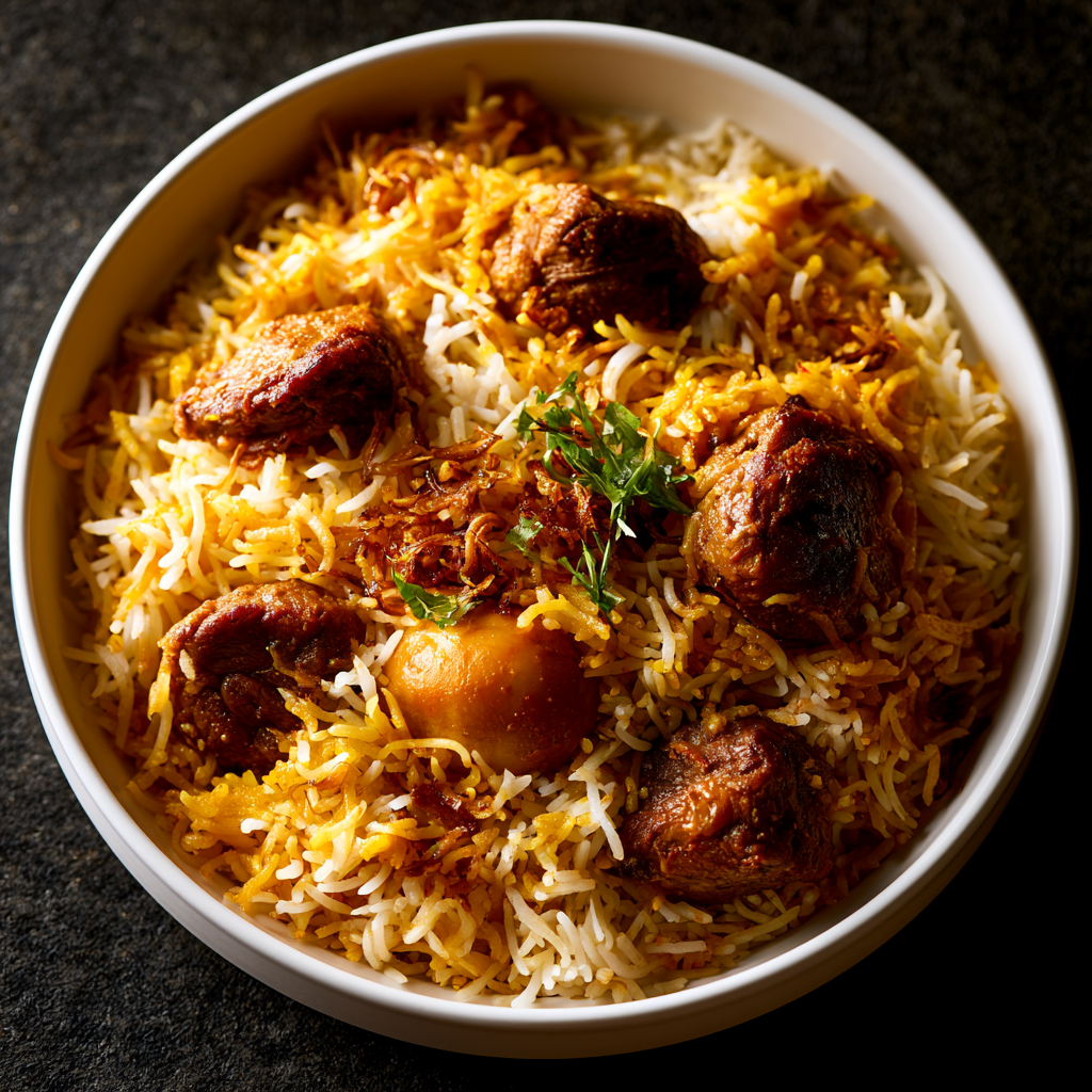 Goat Dum Biryani