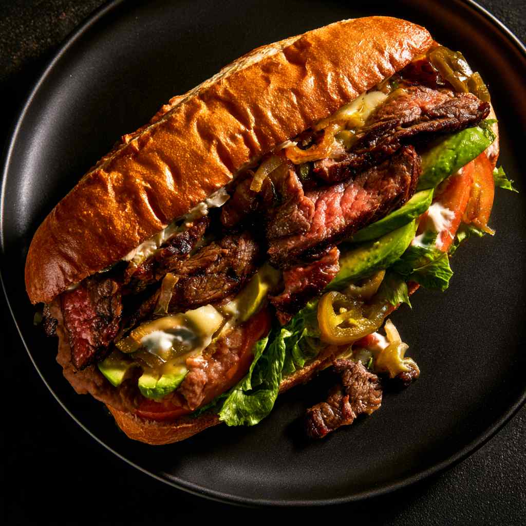 Tortas Sandwich Ribeye Steak
