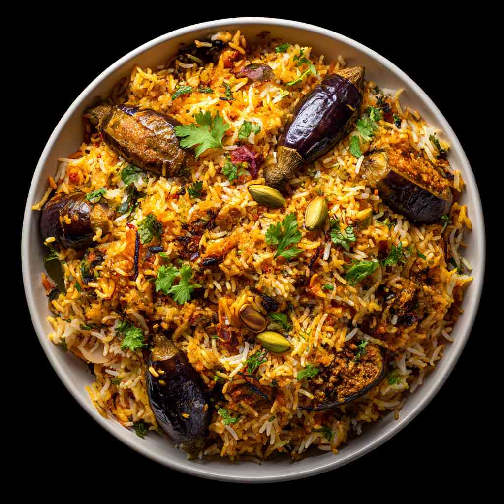 Gutti Vankaya Biryani