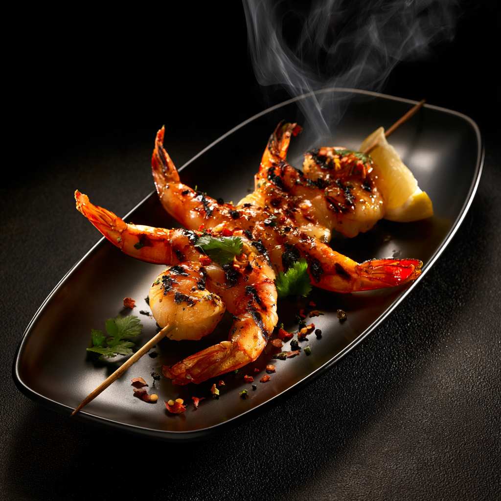 Prawns Star Skewer