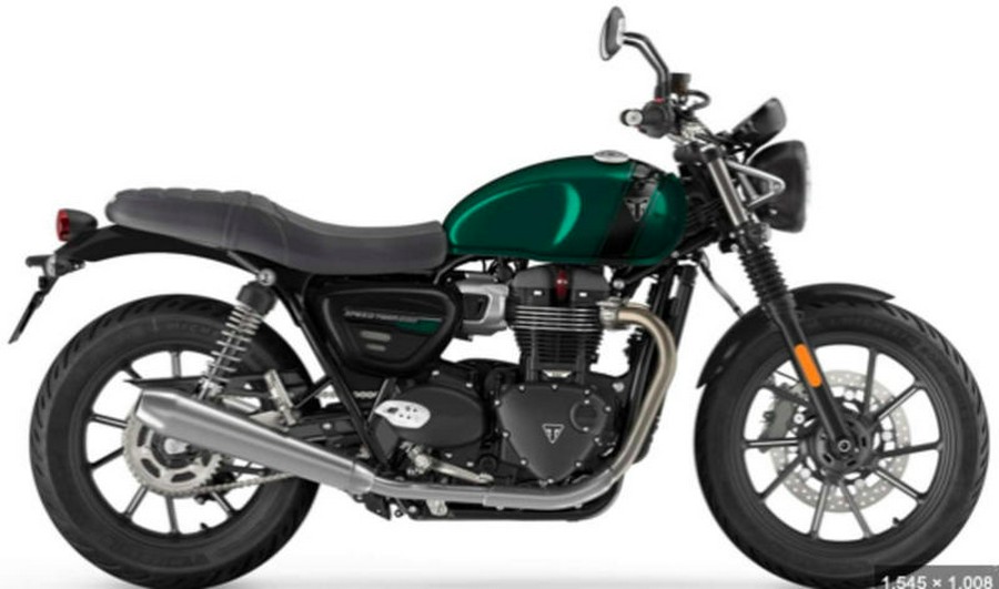 2024 Triumph Speed Twin 900 Competition Green/Phantom Black