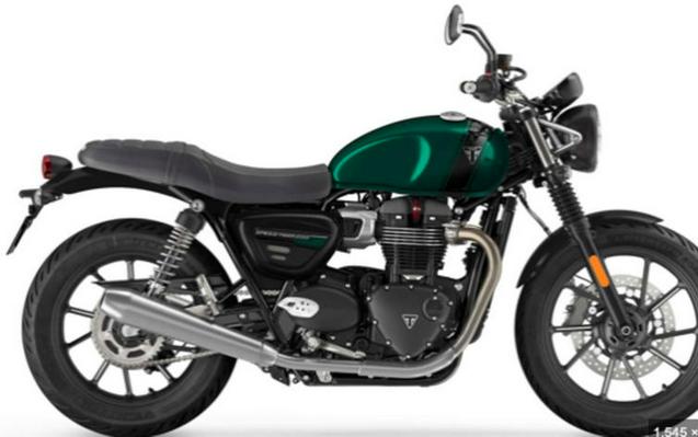 2024 Triumph Speed Twin 900 Competition Green/Phantom Black