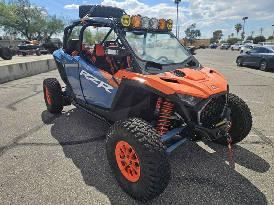 2025 Polaris RZR Pro S 4 Ultimate Orange Burst Zenith Blue