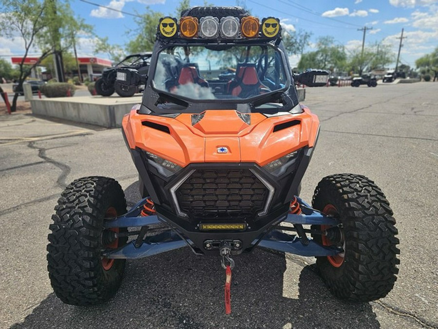 2025 Polaris RZR Pro S 4 Ultimate Orange Burst Zenith Blue