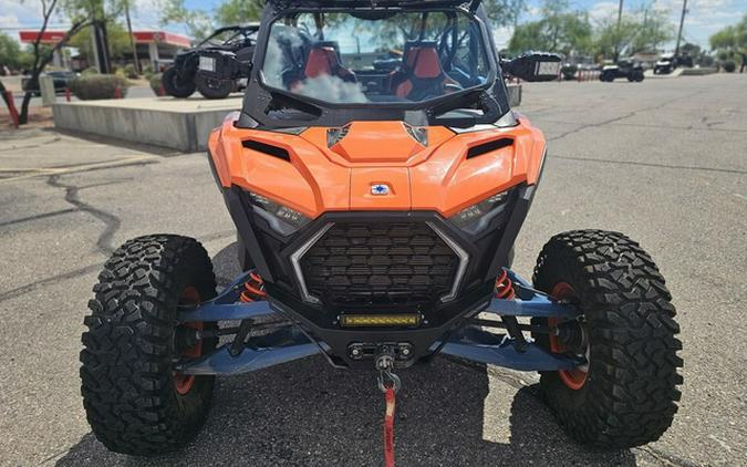 2025 Polaris RZR Pro S 4 Ultimate Orange Burst Zenith Blue