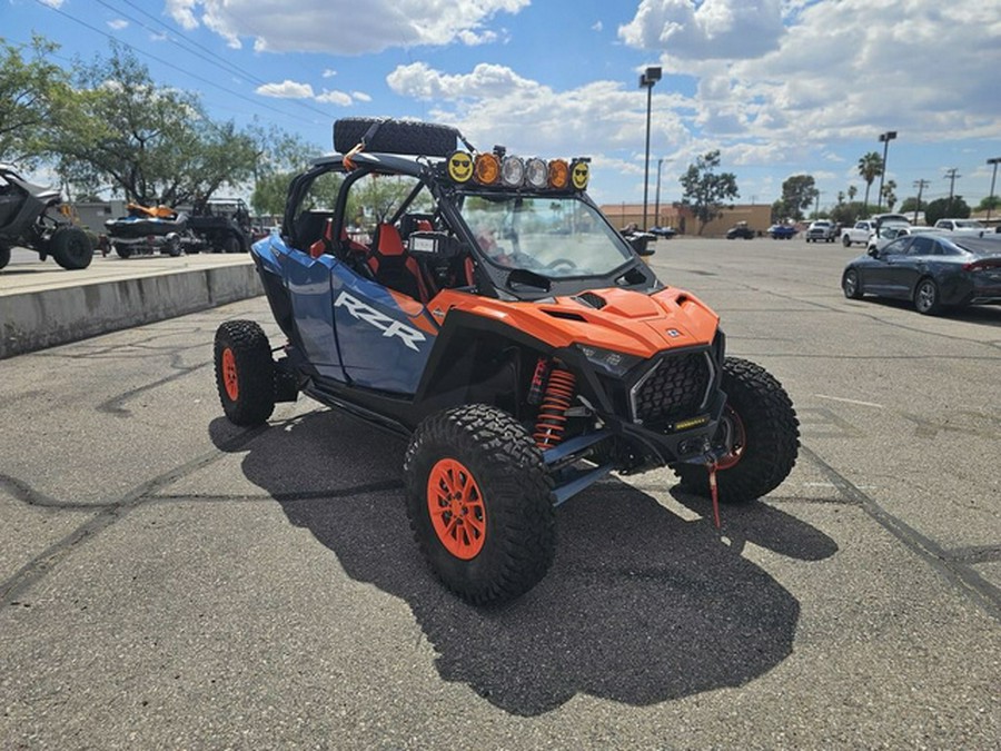 2025 Polaris RZR Pro S 4 Ultimate Orange Burst Zenith Blue