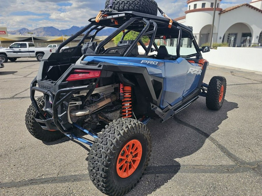 2025 Polaris RZR Pro S 4 Ultimate Orange Burst Zenith Blue