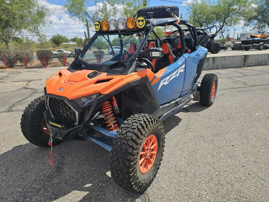 2025 Polaris RZR Pro S 4 Ultimate Orange Burst Zenith Blue
