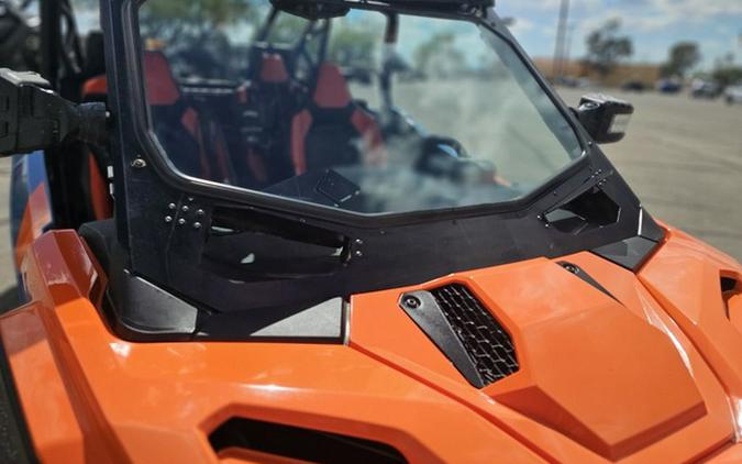 2025 Polaris RZR Pro S 4 Ultimate Orange Burst Zenith Blue