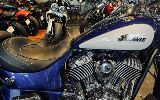 2023 Indian Motorcycle® Springfield® Spirit Blue Metallic / Silver Quartz Metallic