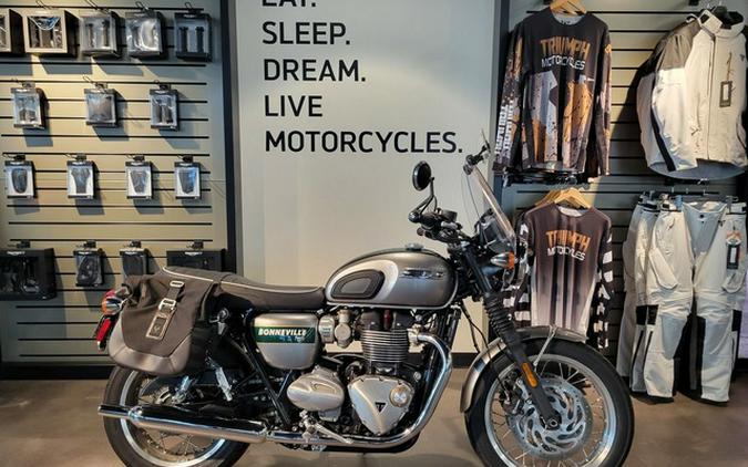 2022 Triumph Bonneville T120 Gold Line Silver Ice / Competition Gold Line