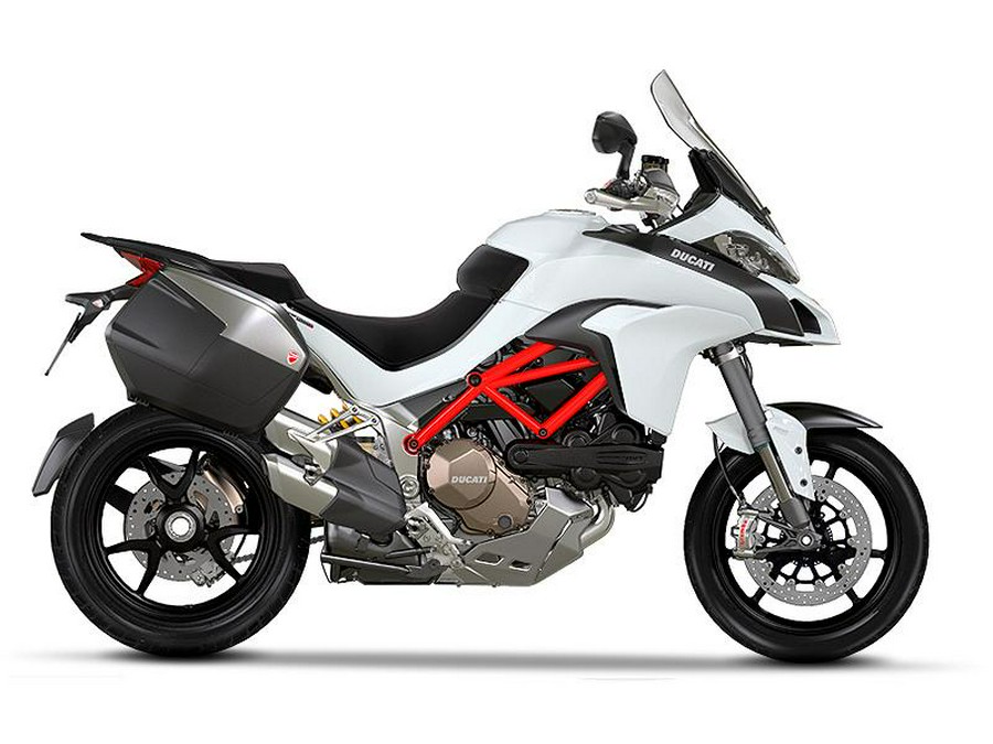 2015 Ducati Multistrada 1200 S Iceberg White Touring Pkg