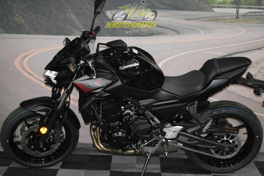 2020 Kawasaki Z650 Metallic Black/Metallic Flat Spark Black