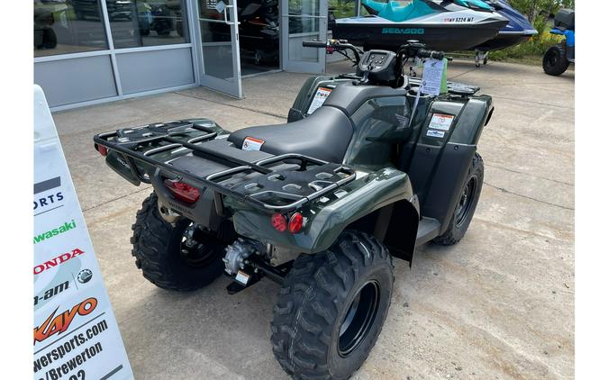 2024 Honda Rancher 2x4 Black Forest Green